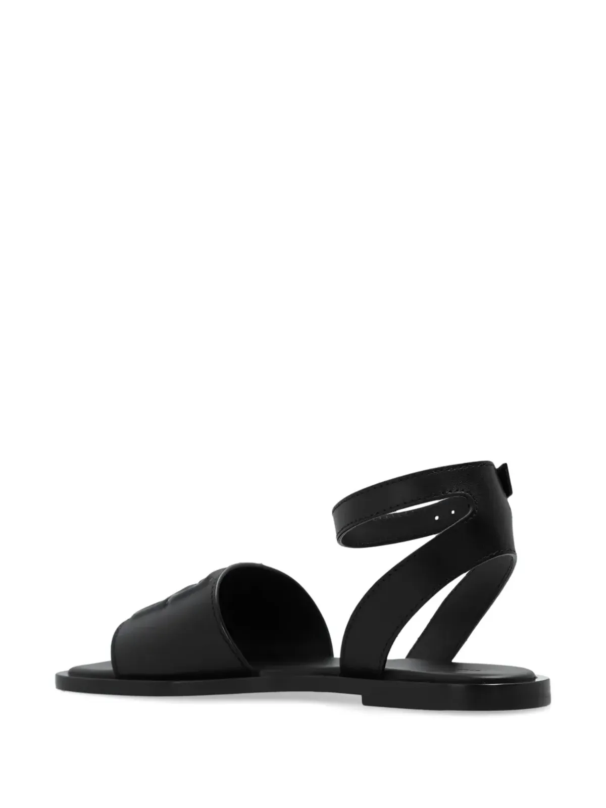 Givenchy 4Gレザー フラットサンダル - ブラック - 画像3