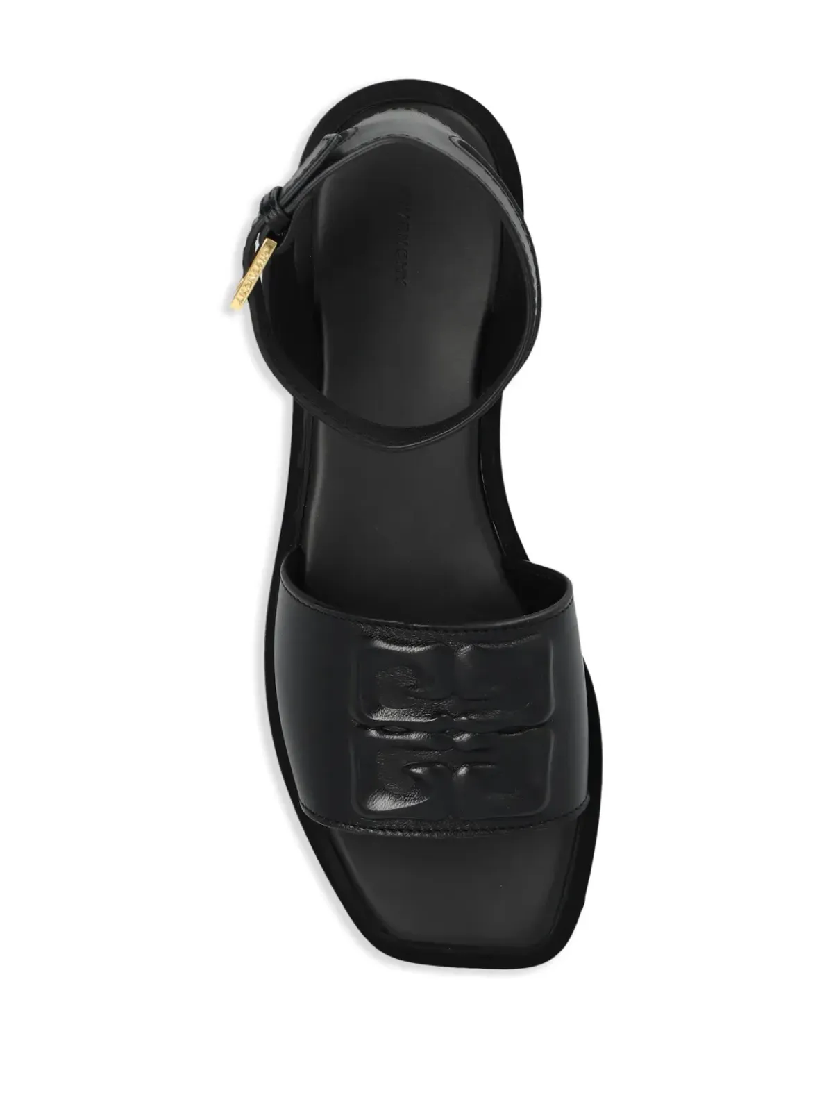 Givenchy 4Gレザー フラットサンダル - ブラック - 画像4