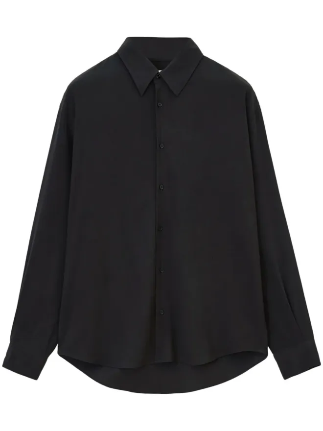 Lemaire LEMAIRE 長袖ポプリンシャツ - ブラックの商品画像