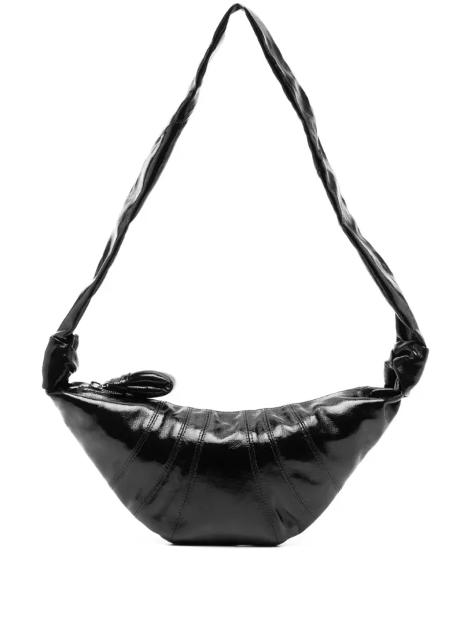 Lemaire LEMAIRE ミディアム クロワッサン型コットンショルダーバッグ - ブラックの商品画像