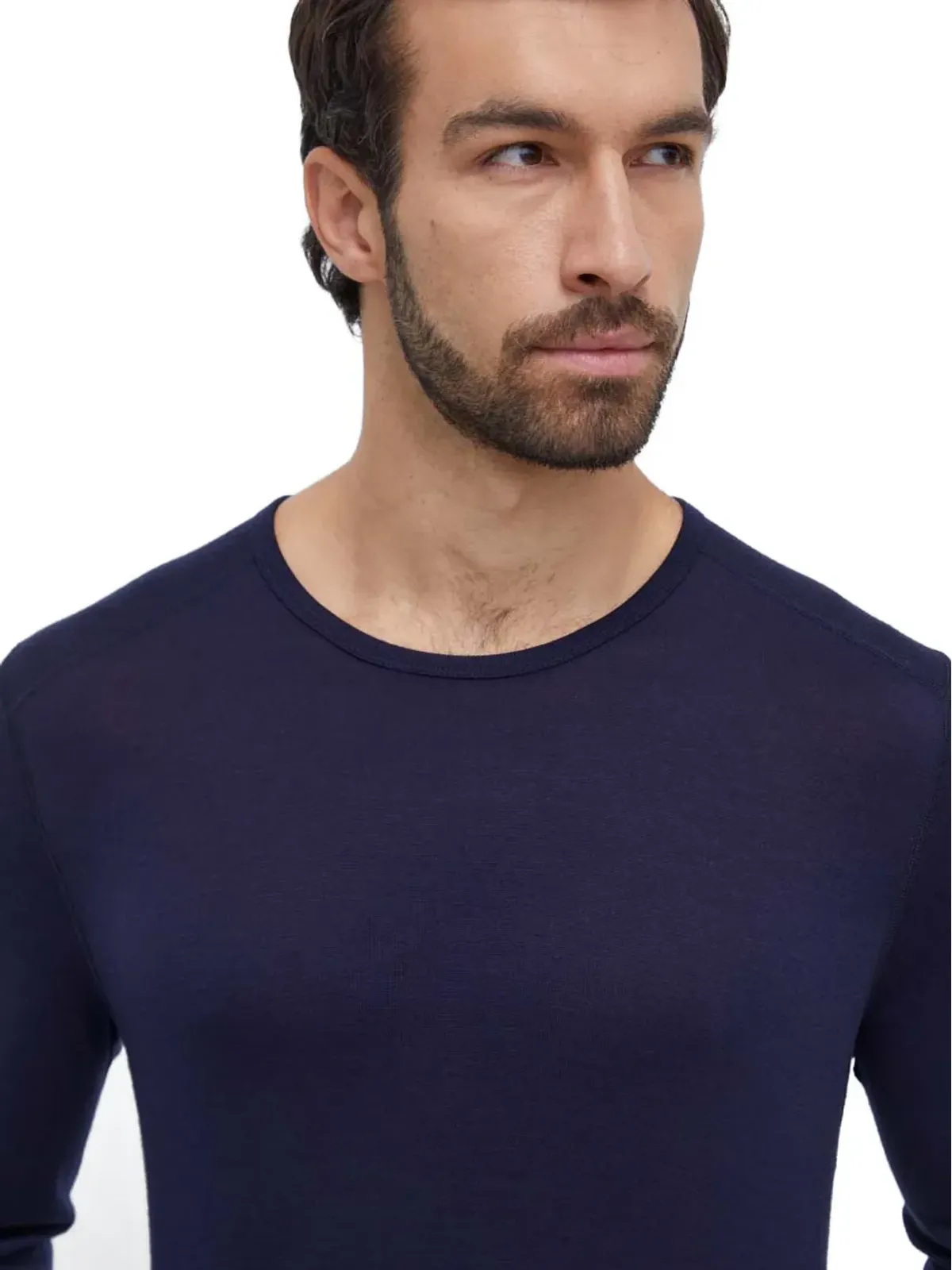 icebreaker ロングスリーブ ロゴディテール Tシャツ - 画像4