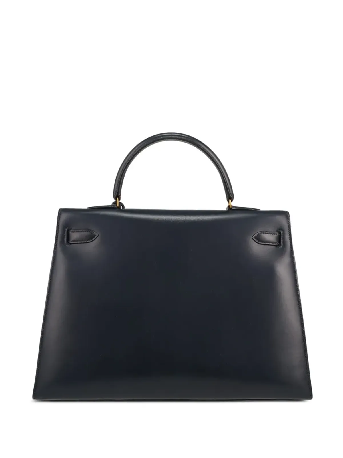 Hermès ビンテージ Kelly 35 ツーウェイ ハンドバッグ - ブラック - 画像2