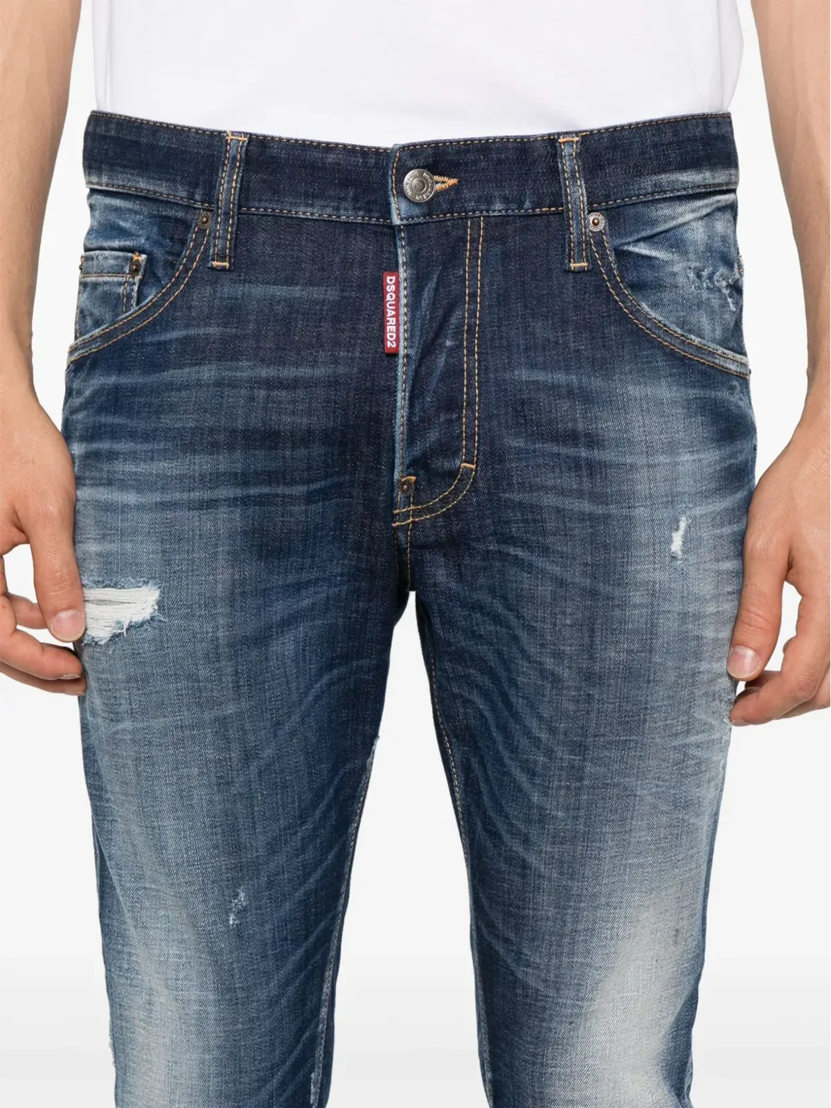 DSQUARED2 スケータースリムカットジーンズ - 画像5