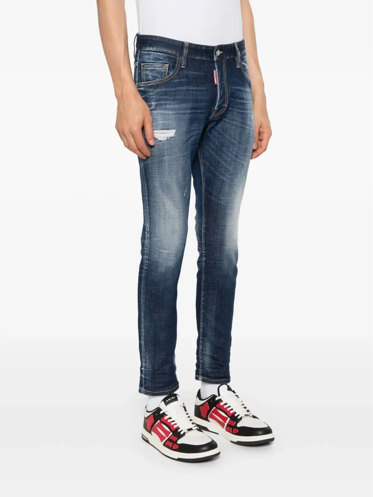 DSQUARED2 スケータースリムカットジーンズ - 画像3