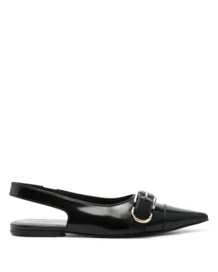 Givenchy Voyou スリングバックパンプス - ブラック - サムネイル1