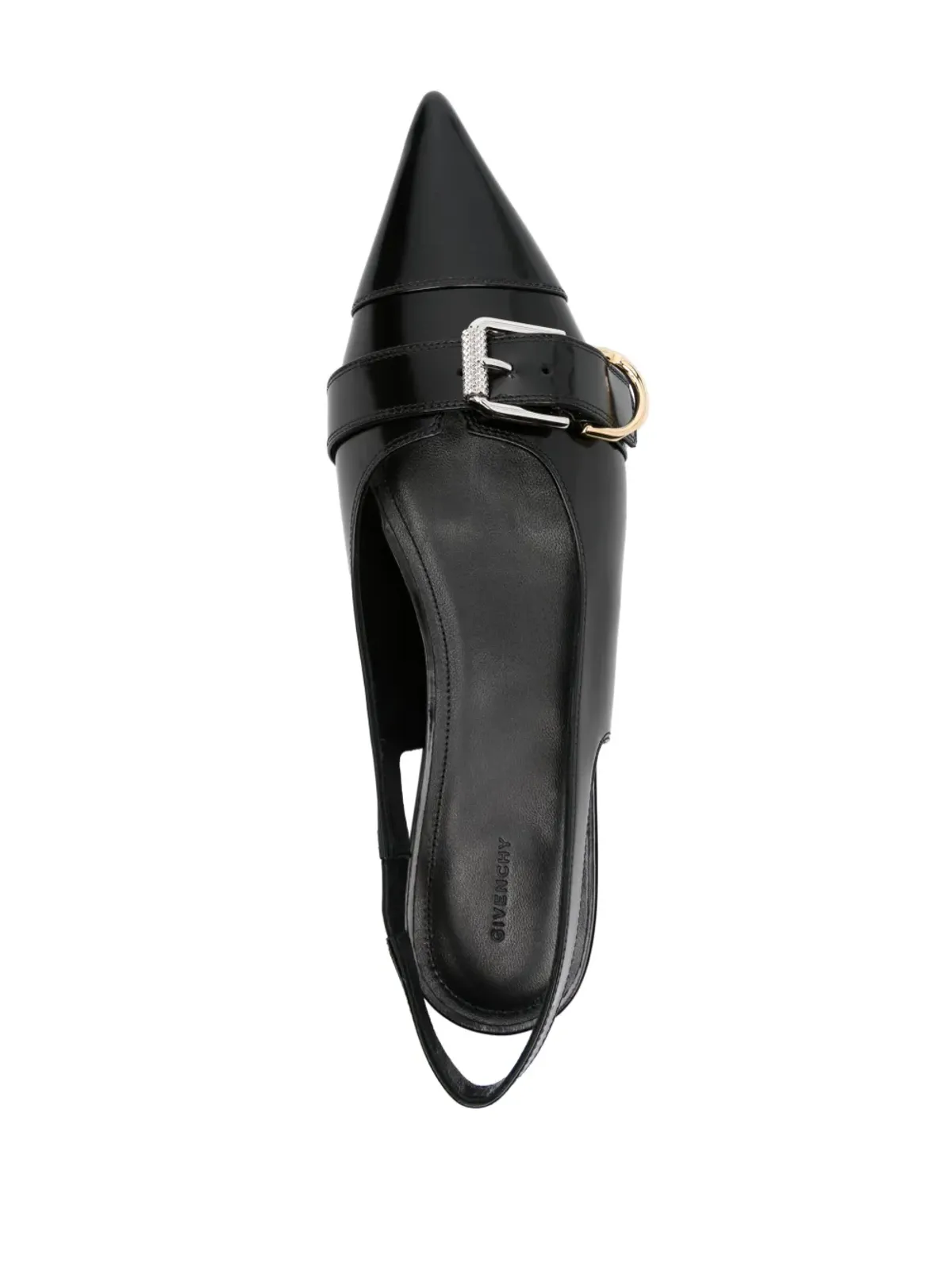 Givenchy Voyou スリングバックパンプス - ブラック - 画像4