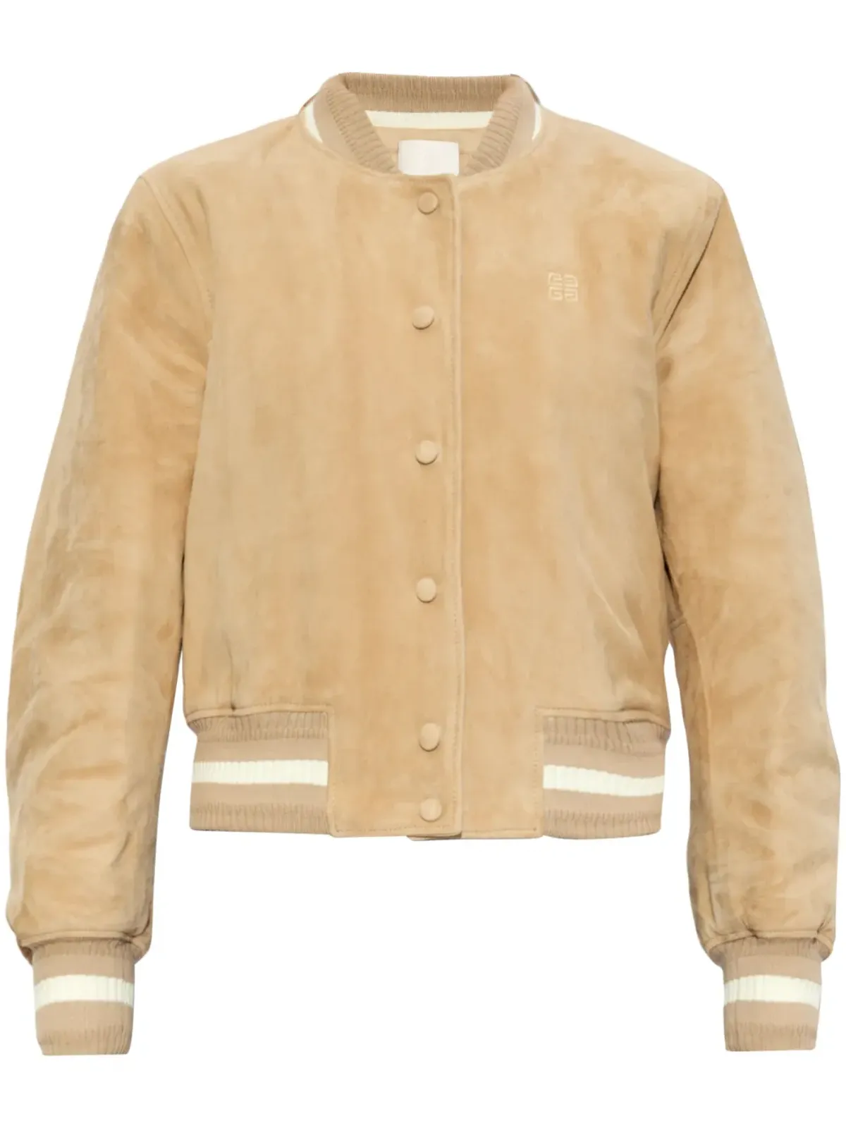 Givenchy スウェード バーシティジャケット ニュートラル系 - 画像1
