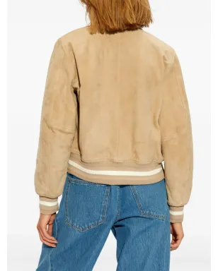 Givenchy スウェード バーシティジャケット ニュートラル系 - サムネイル4