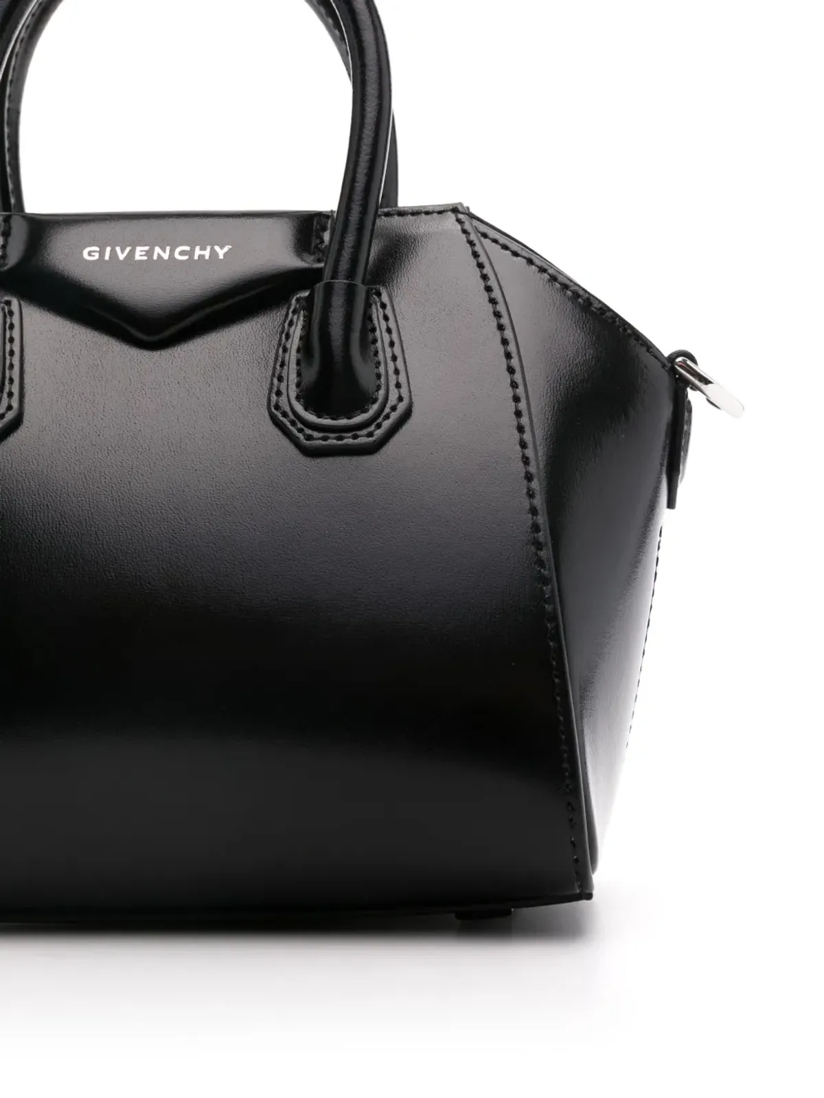 Givenchy Antigona Toy レザー バッグ - ブラック - 画像4
