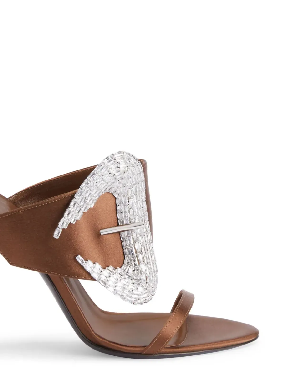 Giuseppe Zanotti 105mm Ludhovica ミュール - ブラウン - 画像4