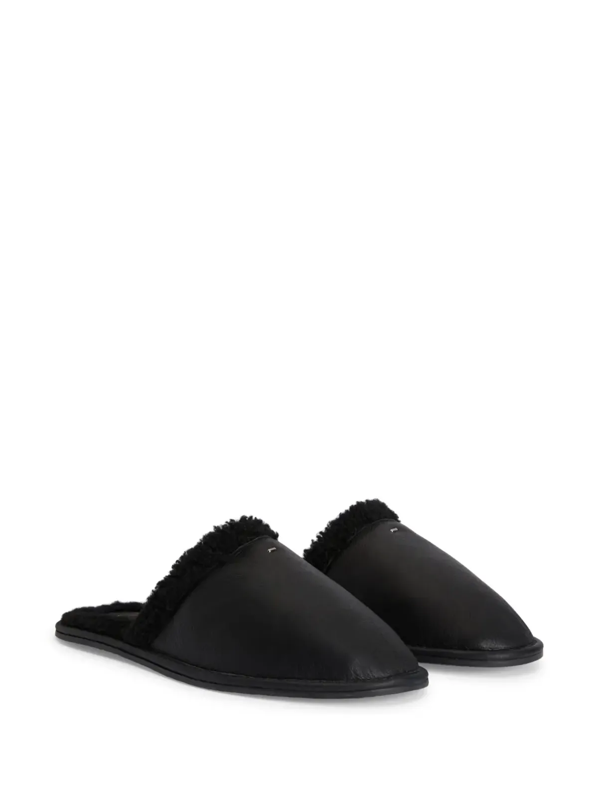 Giuseppe Zanotti クレルモンド スリッパ ブラック - 画像2