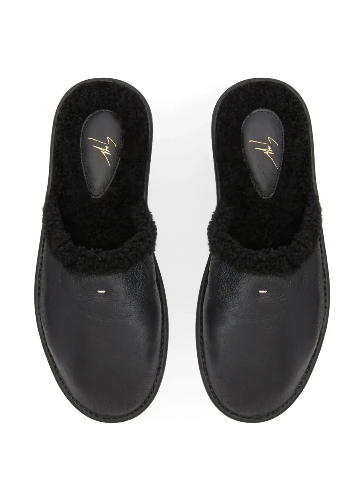 Giuseppe Zanotti クレルモンド スリッパ ブラック - 画像4