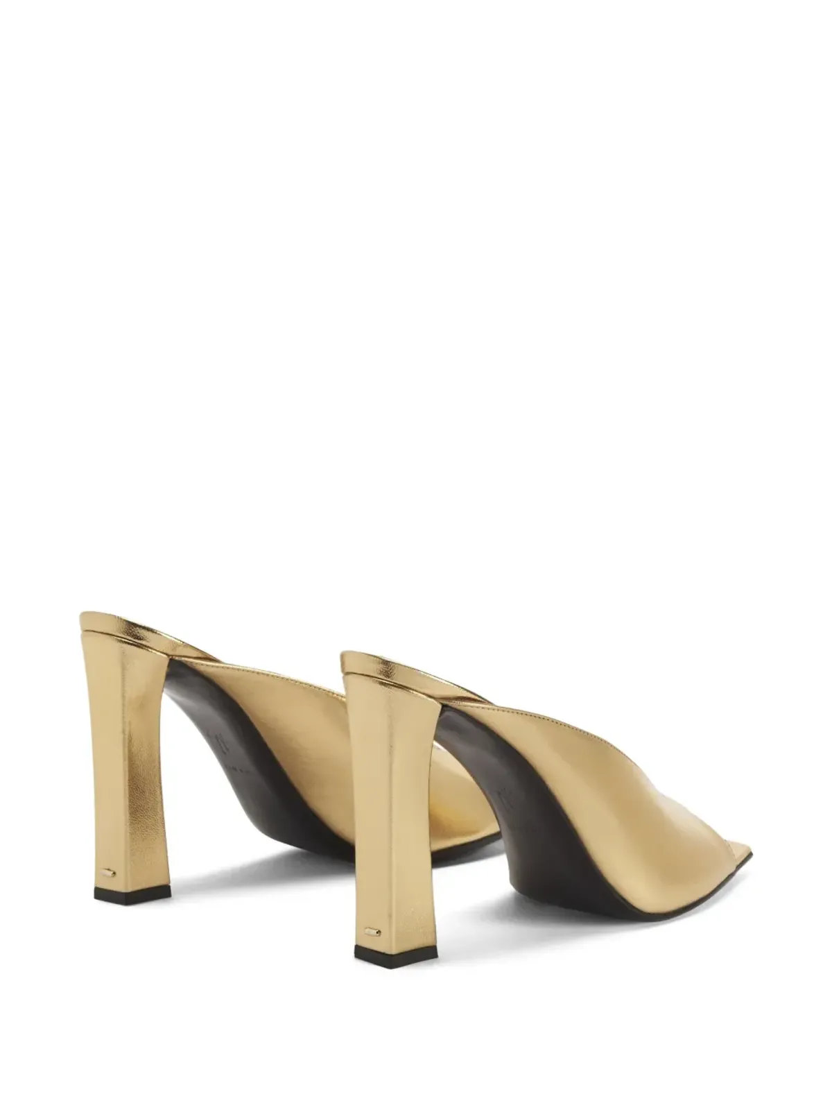 Giuseppe Zanotti Mya レザー ミュール - ゴールド - 画像3