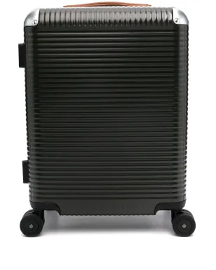 FPM Milano Bank Light Spinner 55リブ柄スーツケース（グリーン） - サムネイル1