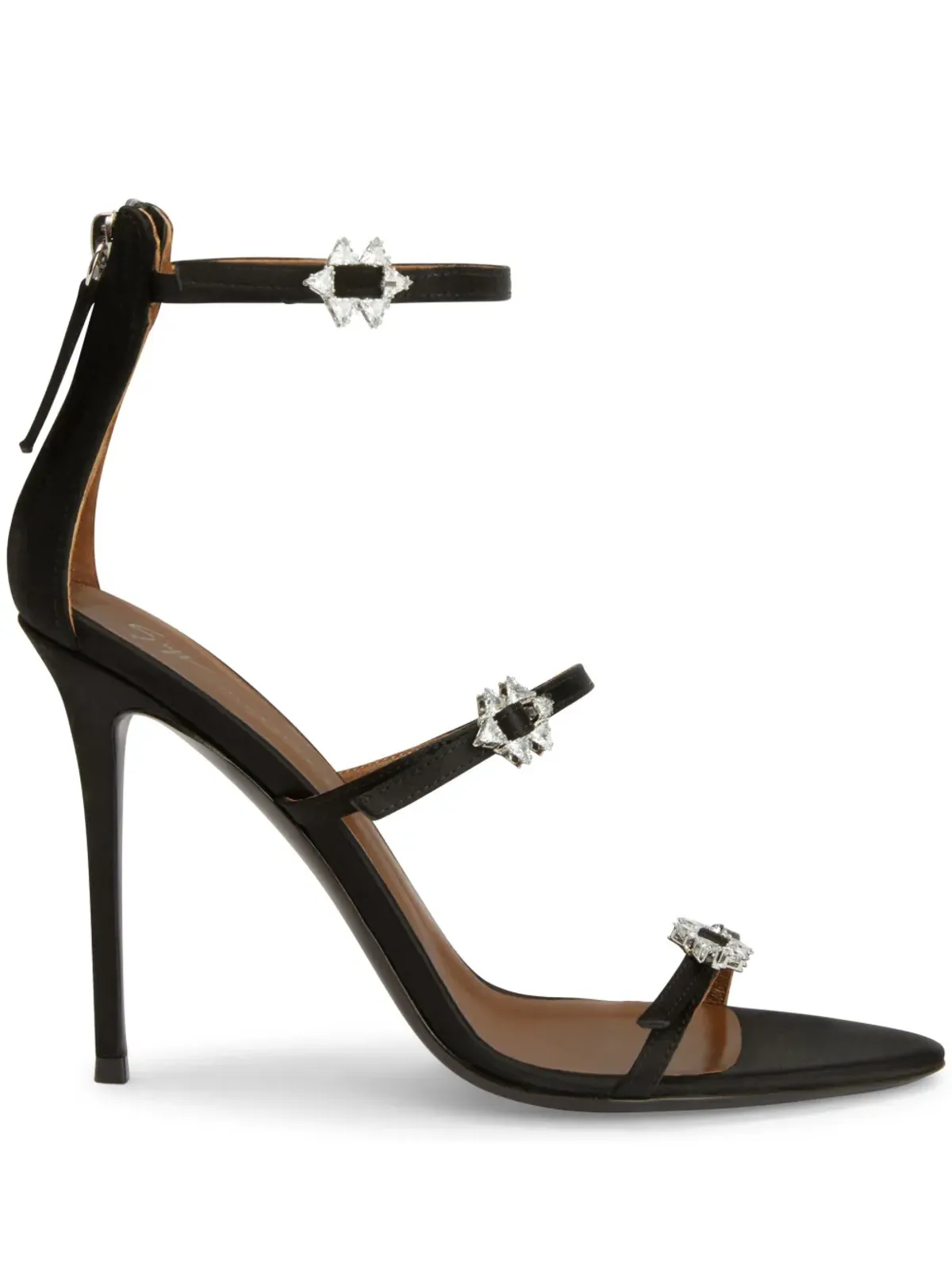 Giuseppe Zanotti 105mm ヒマリ サンダル ブラック - 画像1