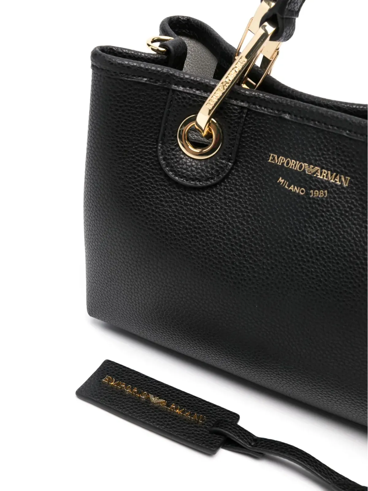 Emporio Armani ロゴエンボス クロスボディバッグ - 画像4