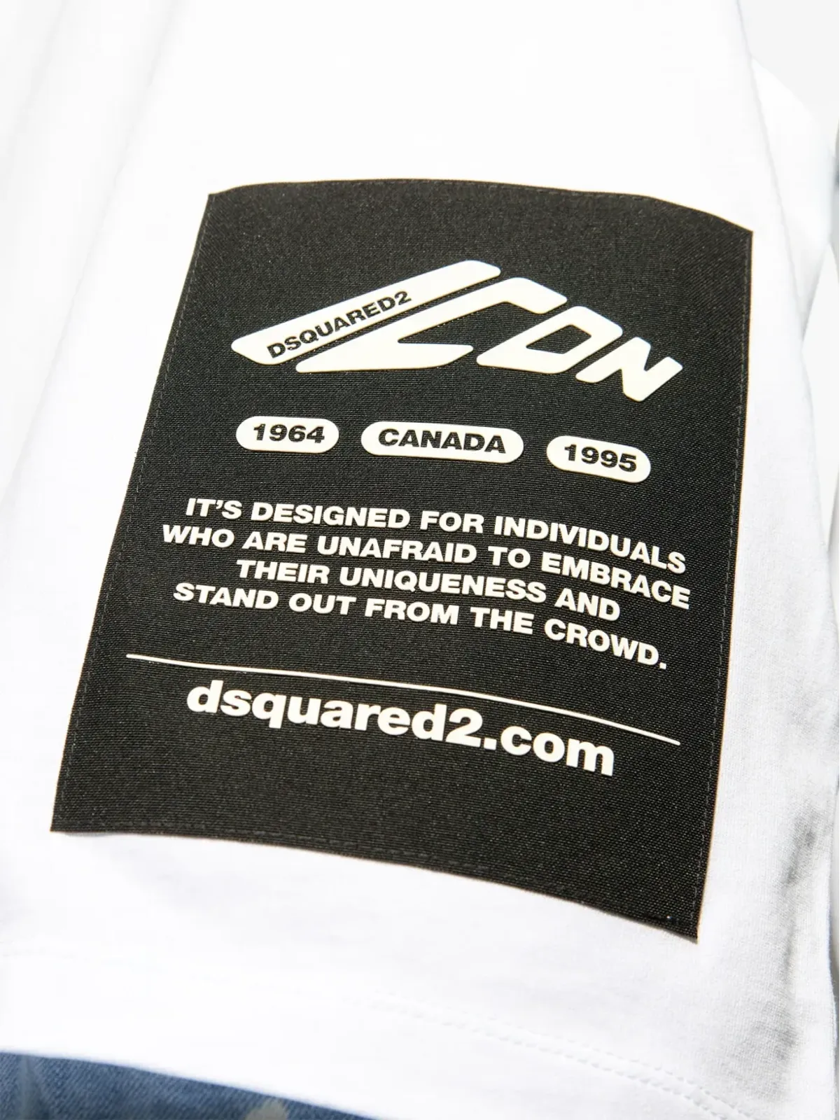 DSQUARED2 マキシ ロゴパッチ Tシャツ - 画像5