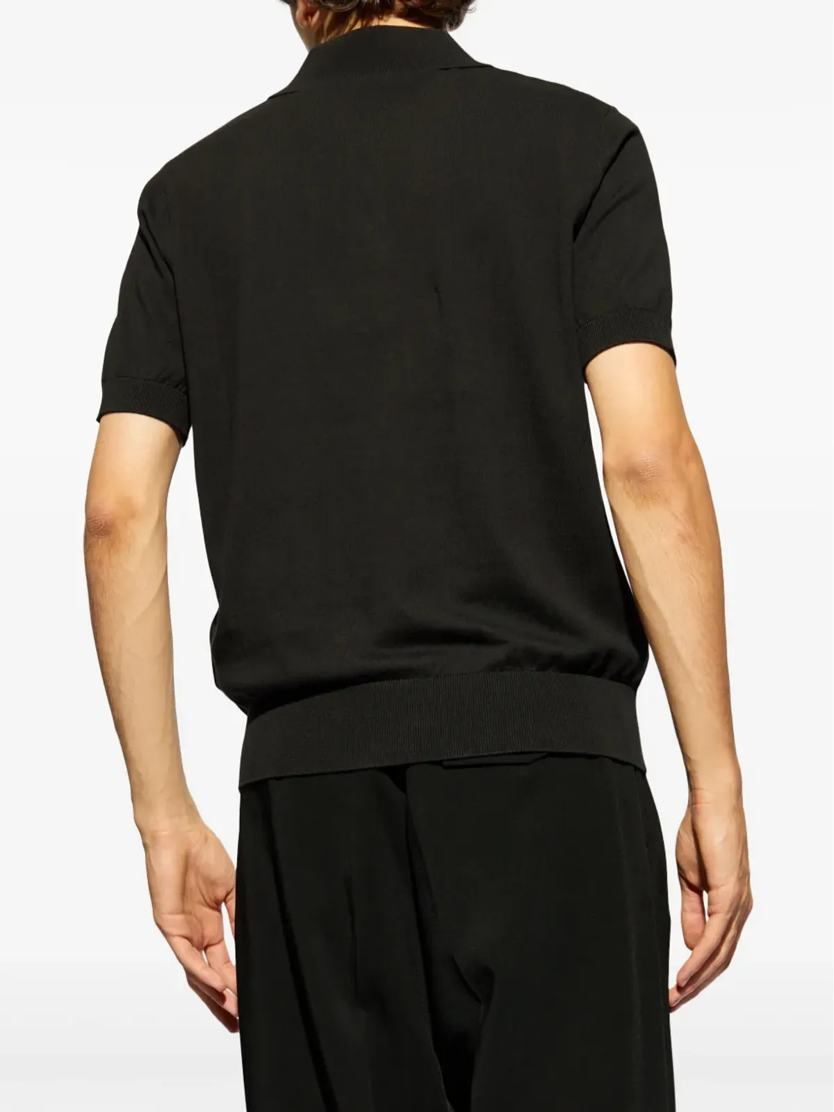 DSQUARED2 ロゴパッチ ポロシャツ ブラック - 画像4
