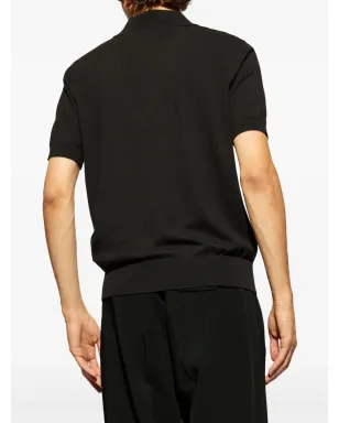 DSQUARED2 ロゴパッチ ポロシャツ ブラック - サムネイル4