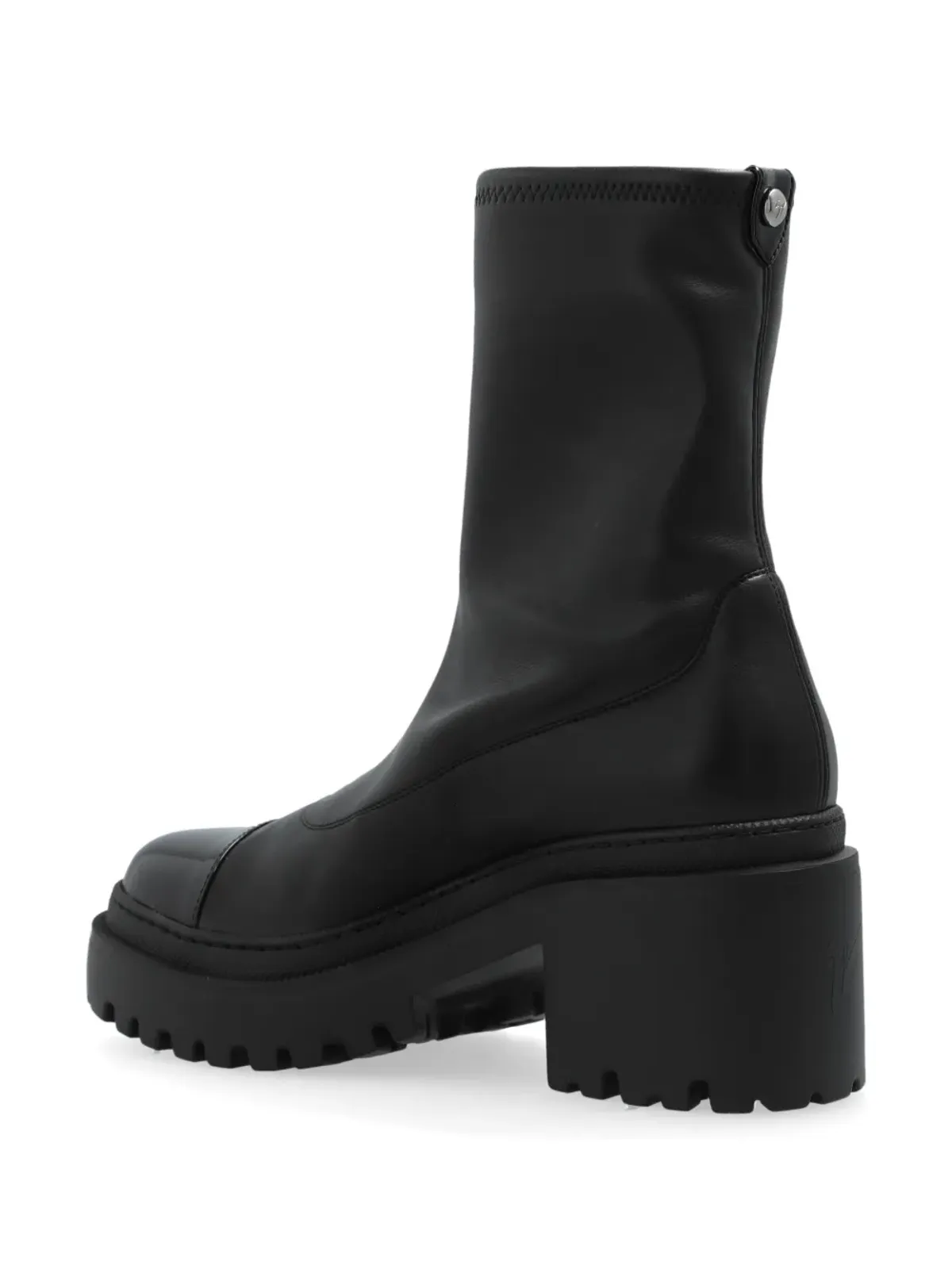 Giuseppe Zanotti リオノーラ 70mm チャンキーブーツ - ブラック - 画像3