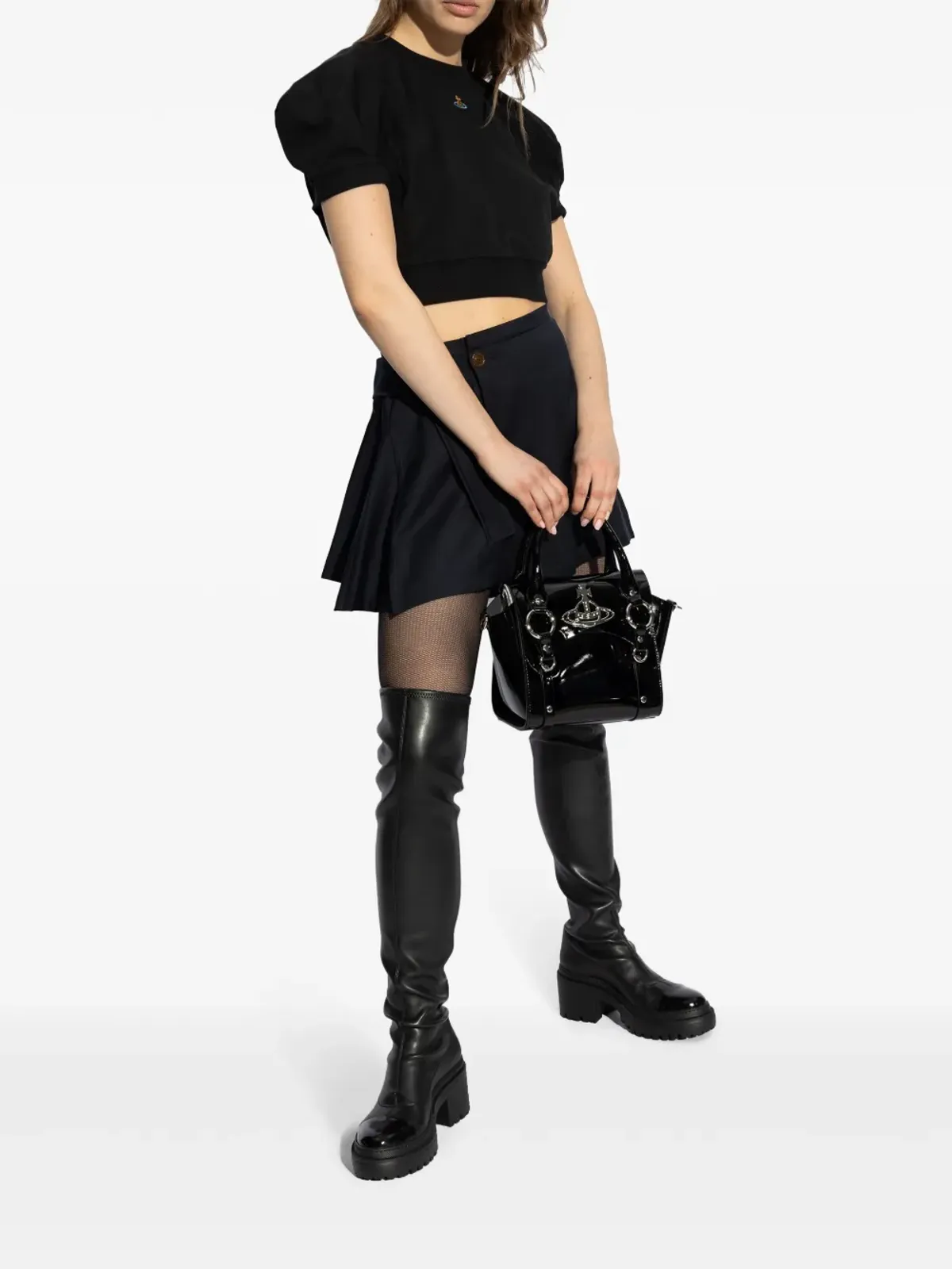 Giuseppe Zanotti Lionora Plus オーバー・ザ・ニー ブーツ - ブラック - 画像5