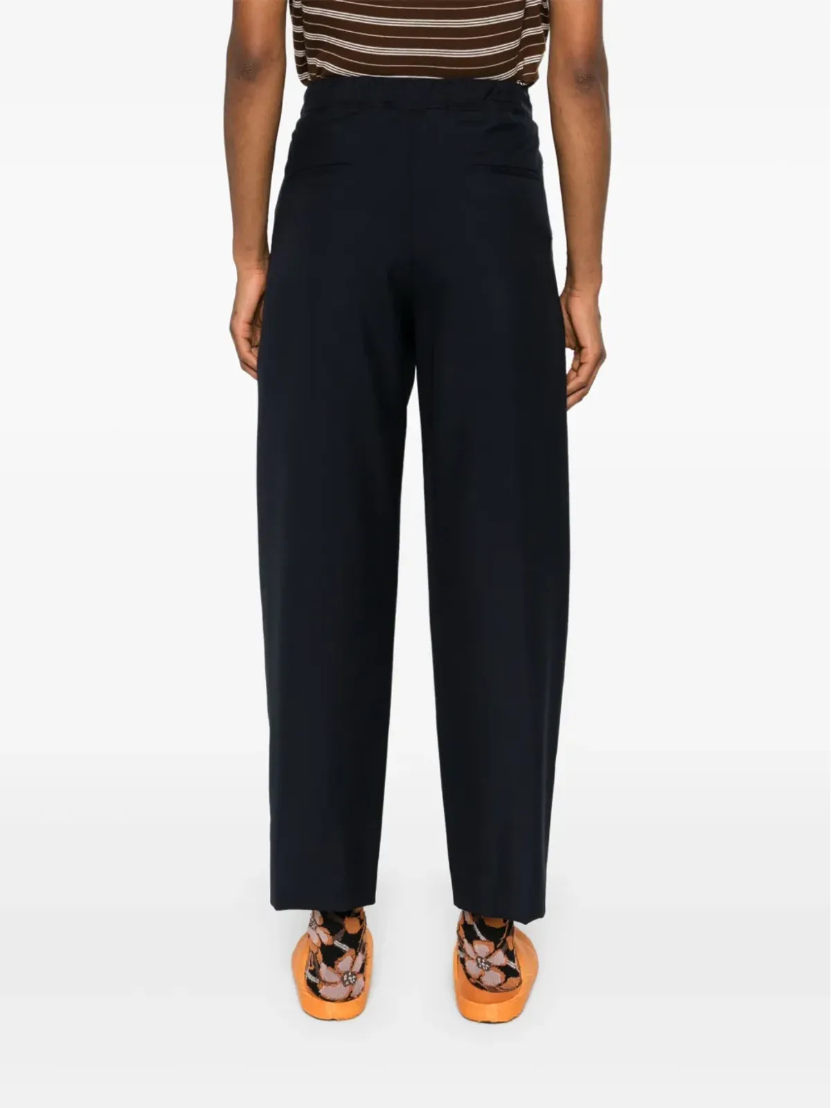 Marni ヴァージンウール テーパードパンツ - ブルー - 画像4