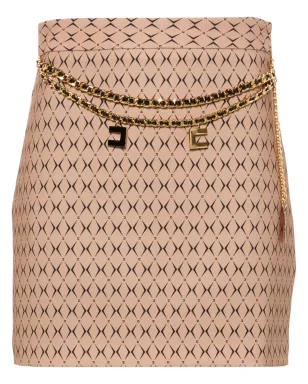 Elisabetta Franchi ジオメトリックプリント ミニスカート - サムネイル1