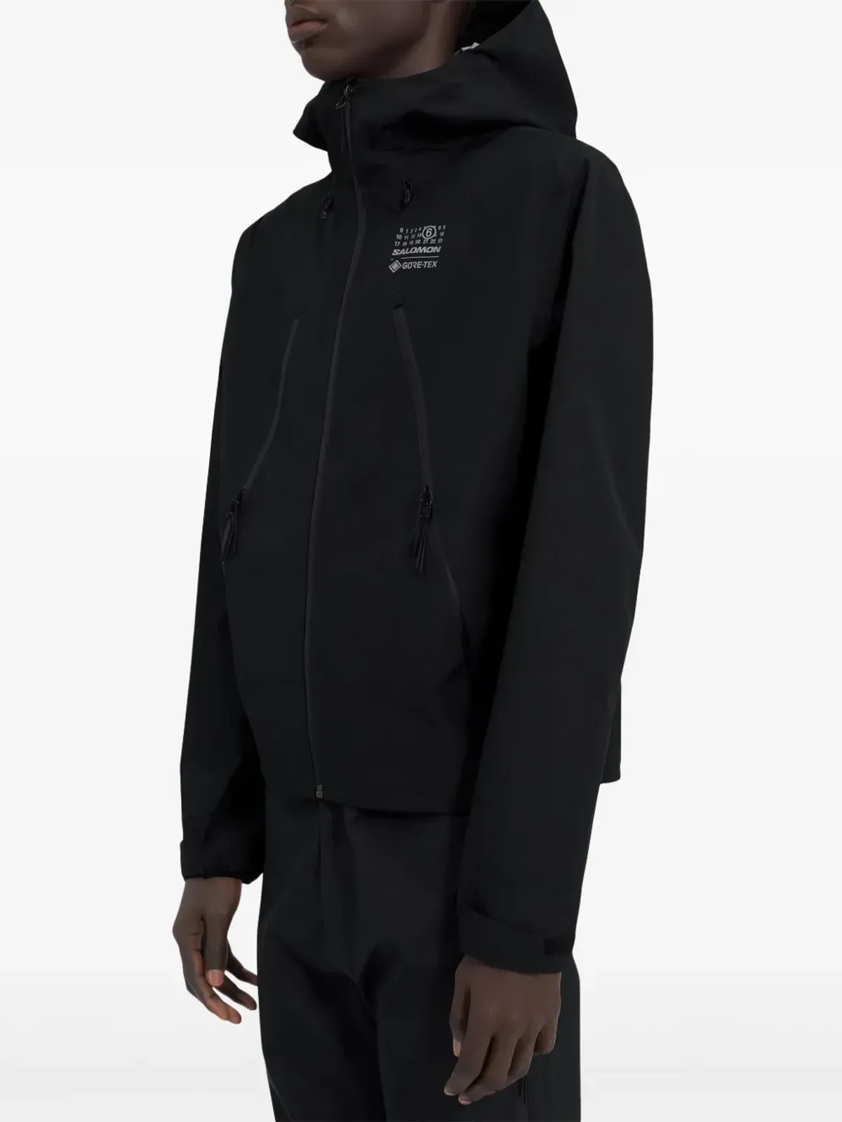 MM6 Maison Margiela X Salomon GORE-TEX フード付きウィンドブレーカー - ブラック - 画像5