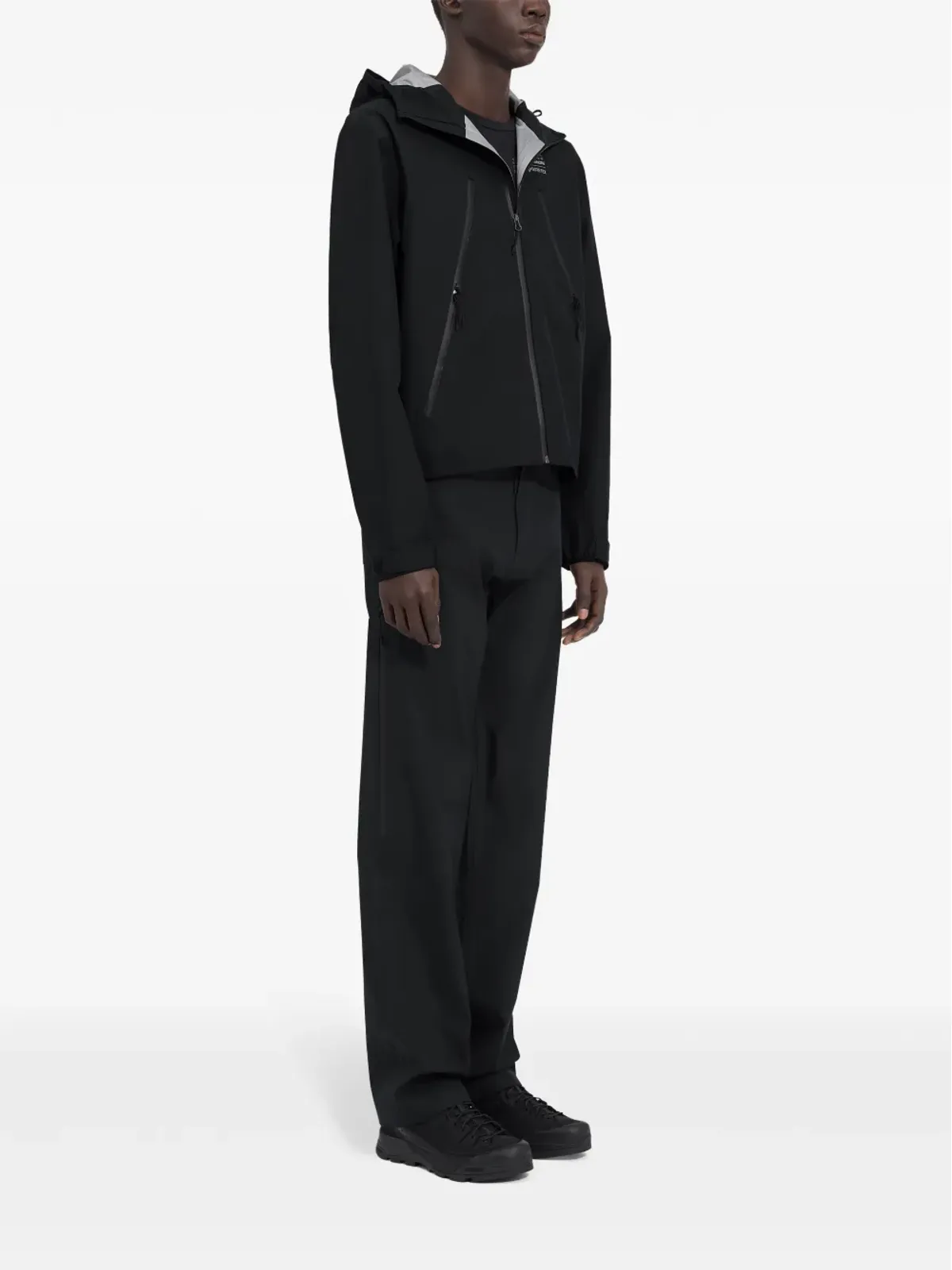 MM6 Maison Margiela X Salomon GORE-TEX フード付きウィンドブレーカー - ブラック - 画像3