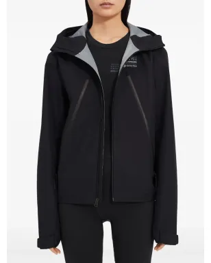 MM6 Maison Margiela X Salomon GORE-TEX フード付きウィンドブレーカー - ブラック - サムネイル5