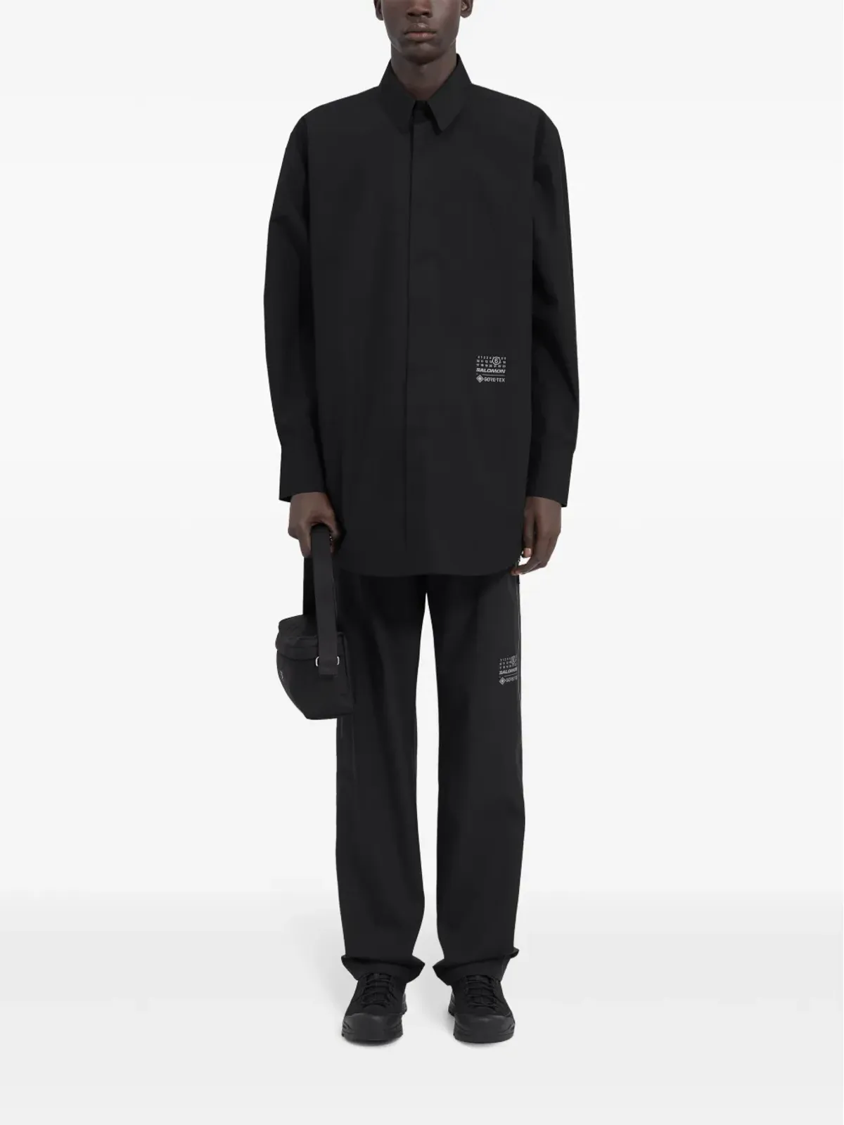MM6 Maison Margiela X Salomon GORE-TEX シャツ - ブラック - 画像2