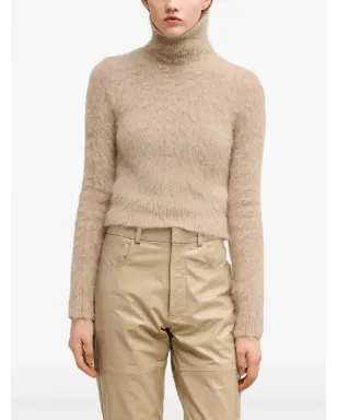AMI Paris ブラッシュドエフェクト ロールネック ニット - サムネイル5