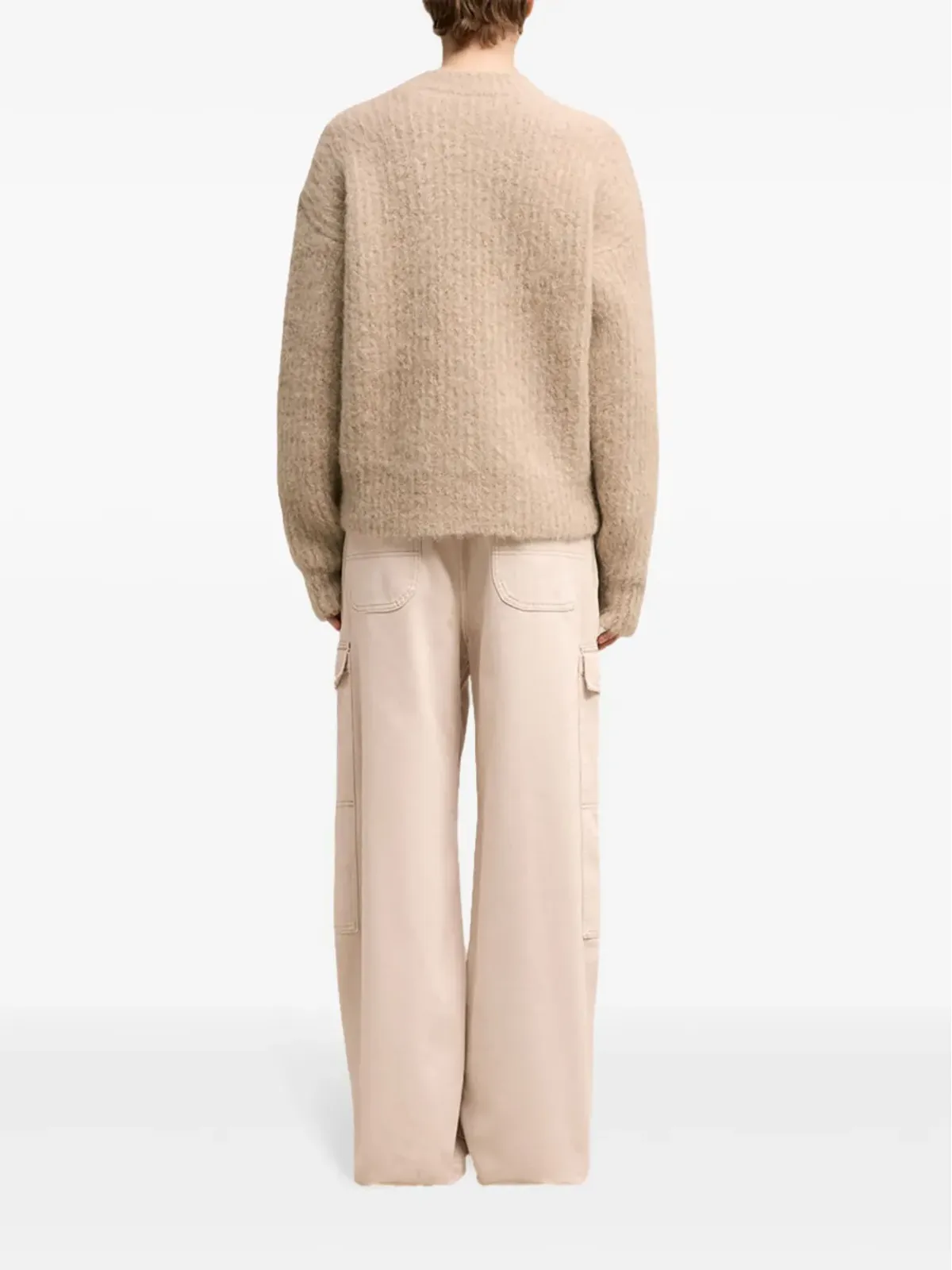 AMI Paris リブ編みウールブレンド セーター - 画像5