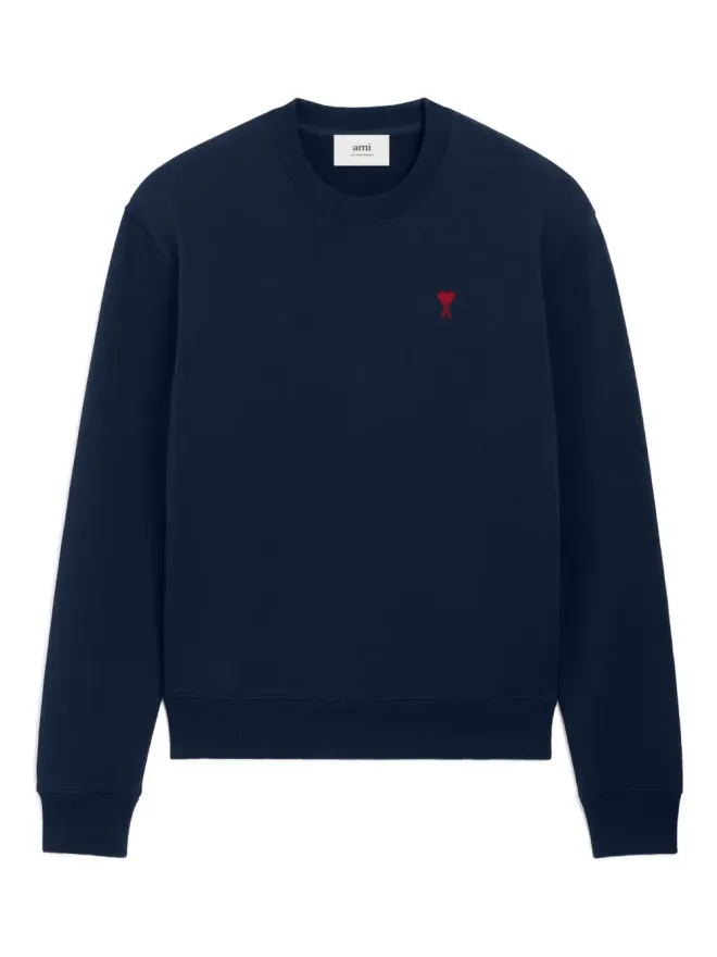 AMI Paris AMI Paris アミ・ドゥ・クール スウェットシャツ ネイビーブルーの商品画像