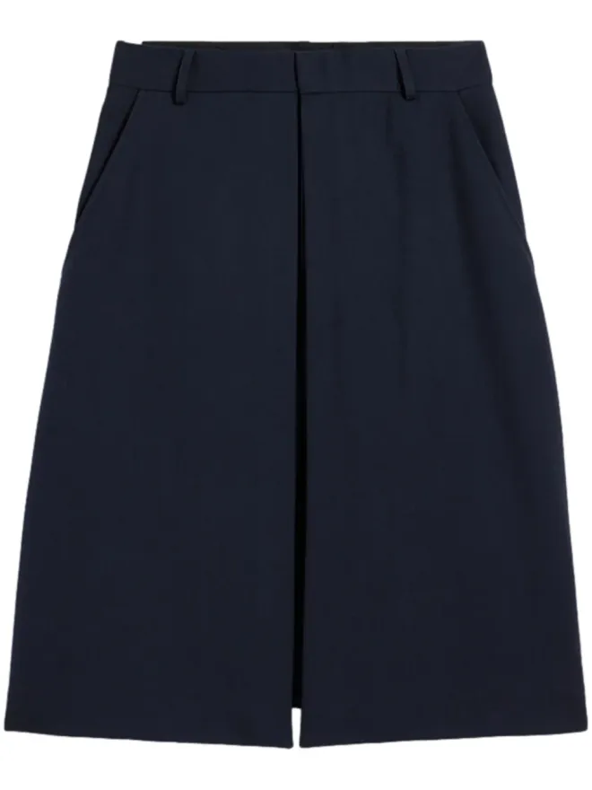 AMI Paris AMI Paris ワイドレッグ パネルドショーツ ブルーの商品画像