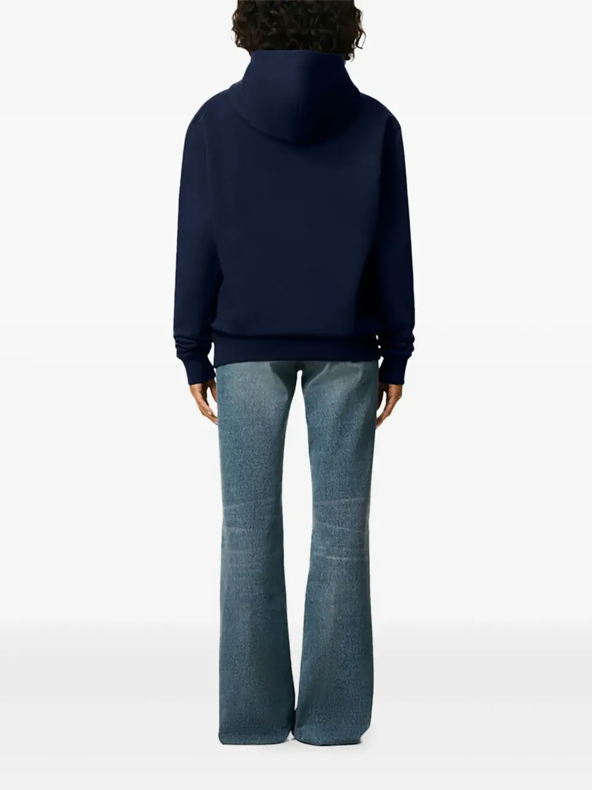 AMI Paris Ami de Coeur オーガニックコットン フーディー ブルー - 画像5