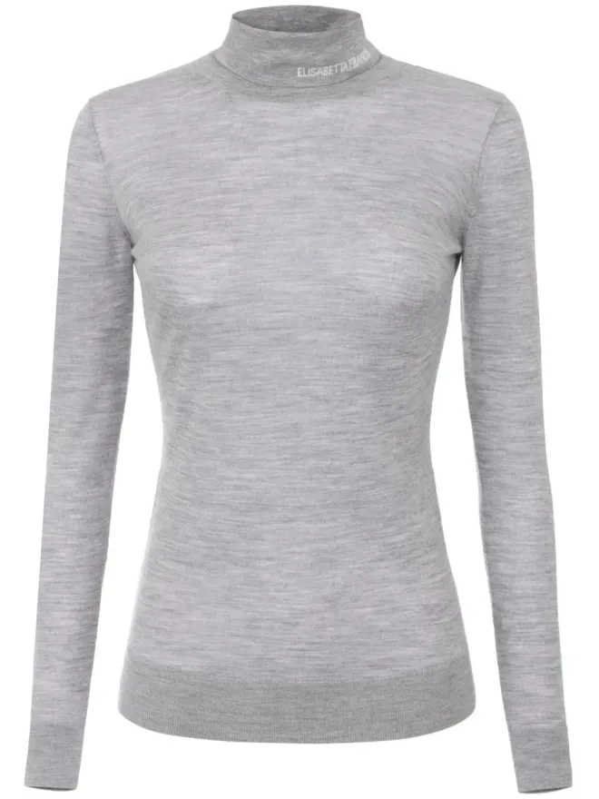 Elisabetta Franchi Elisabetta Franchi ロールネック半透けニットの商品画像
