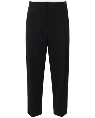 Elisabetta Franchi クロップドパンツ - ブラック - サムネイル1