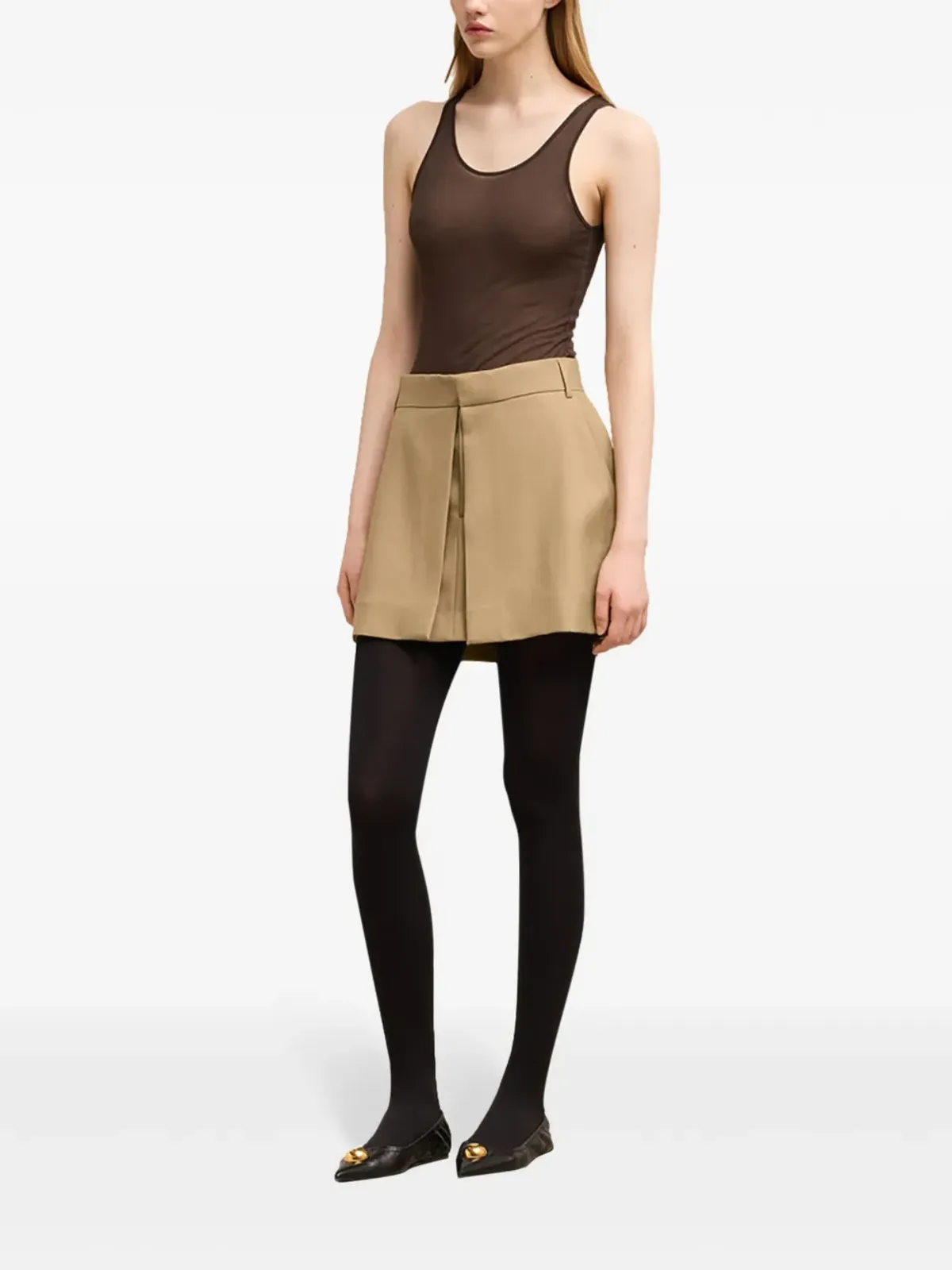 AMI Paris パネルデザイン ミニスカート - 画像3
