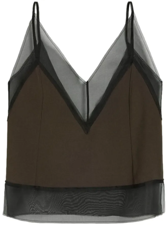 AMI Paris AMI Paris Vネック半透けトップスの商品画像