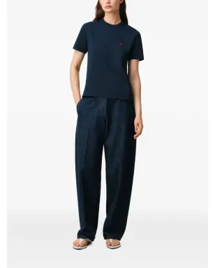AMI Paris de Coeurモノグラム Tシャツ - サムネイル3