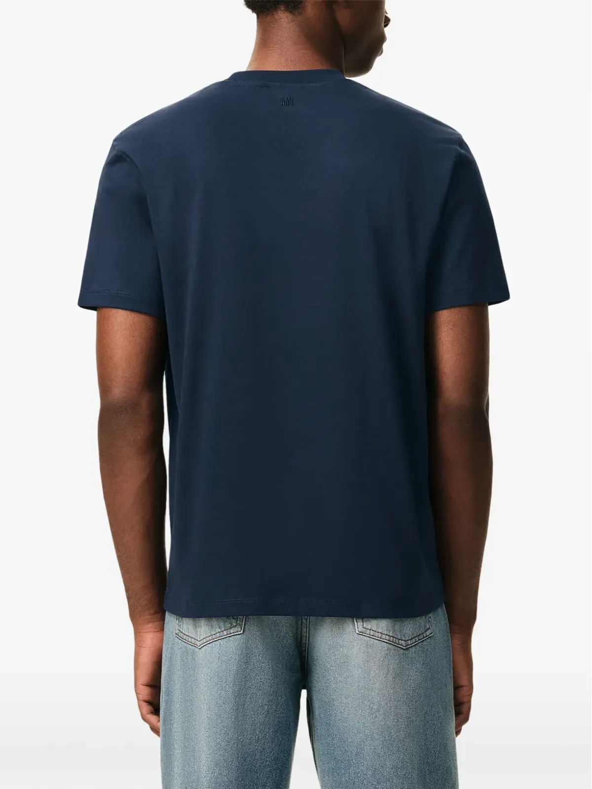 AMI Paris de Coeurモノグラム Tシャツ - 画像4