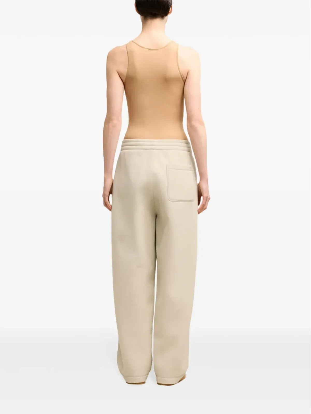 AMI Paris ハイウエスト プリーツパンツ - ニュートラルカラー - 画像4