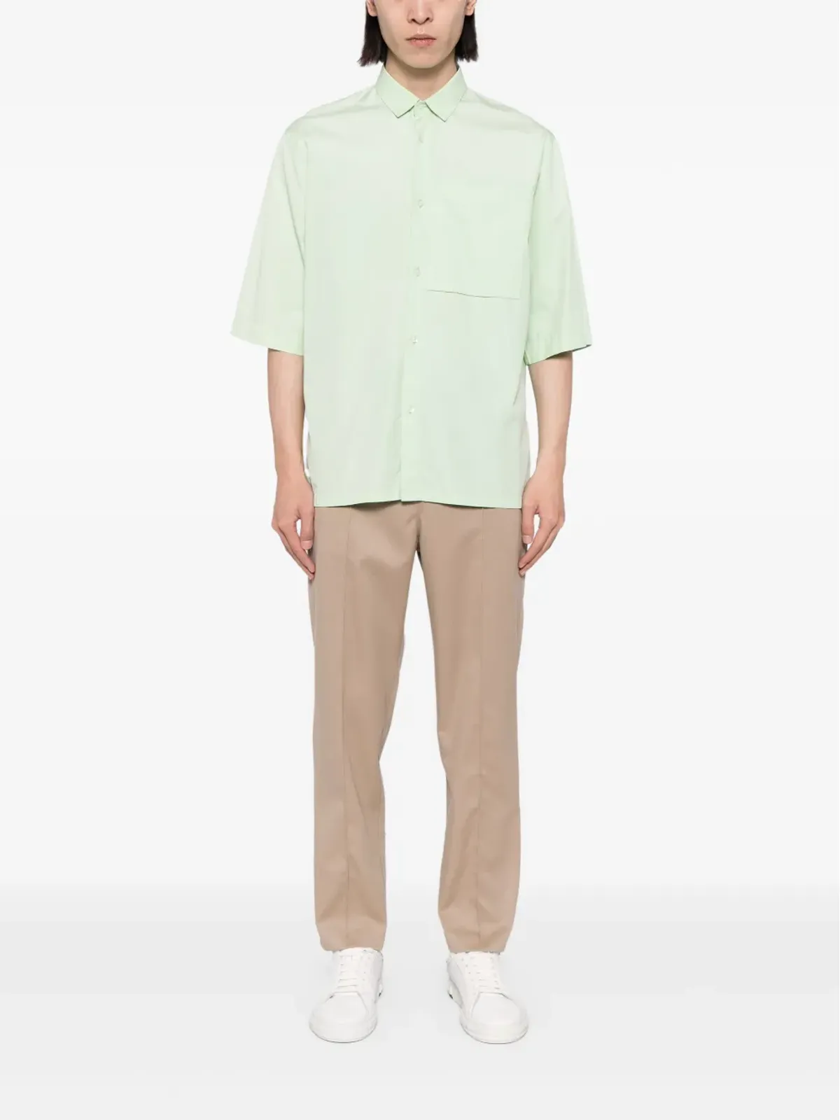 A.P.C. センタープレス ストレートパンツ - ブラウン - 画像2