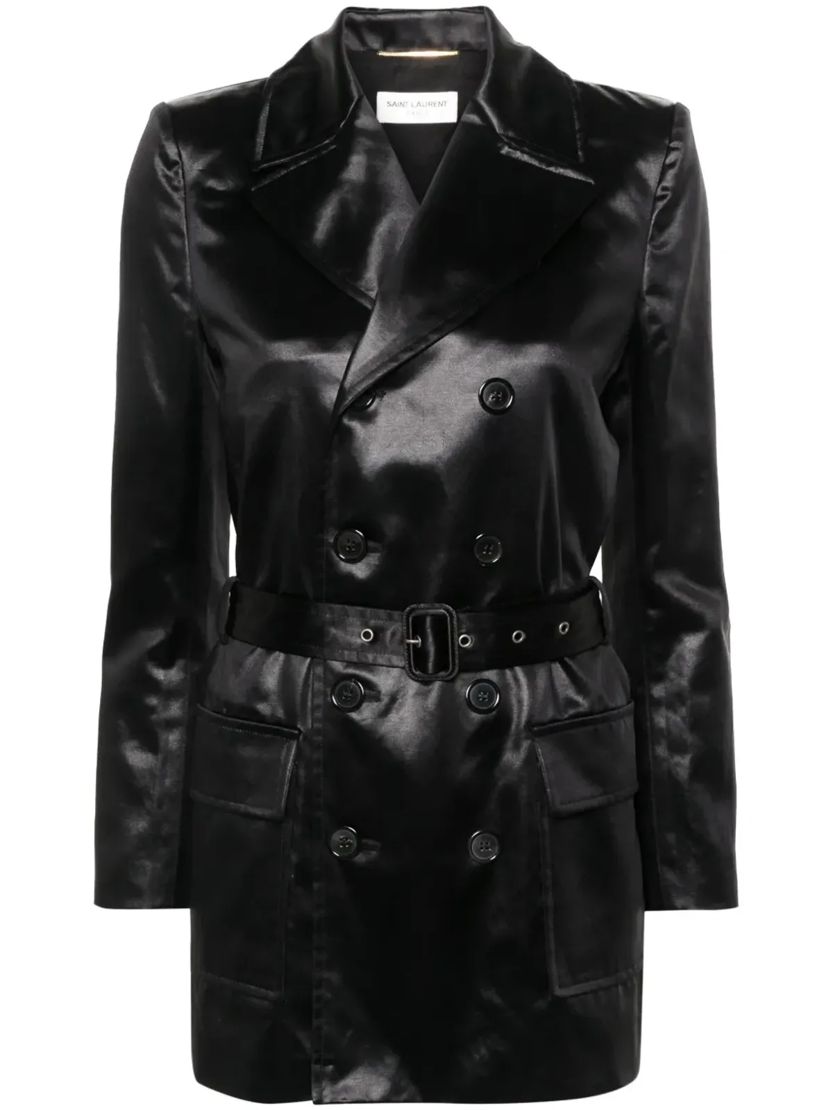 Saint Laurent Saharienne ダブルブレスト ブレザー - 画像1