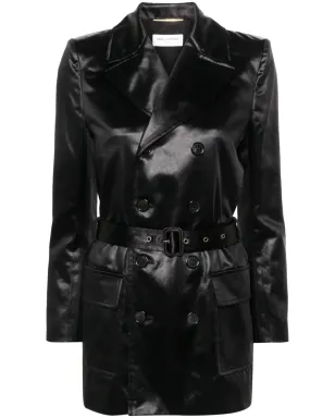 Saint Laurent Saharienne ダブルブレスト ブレザー - サムネイル1