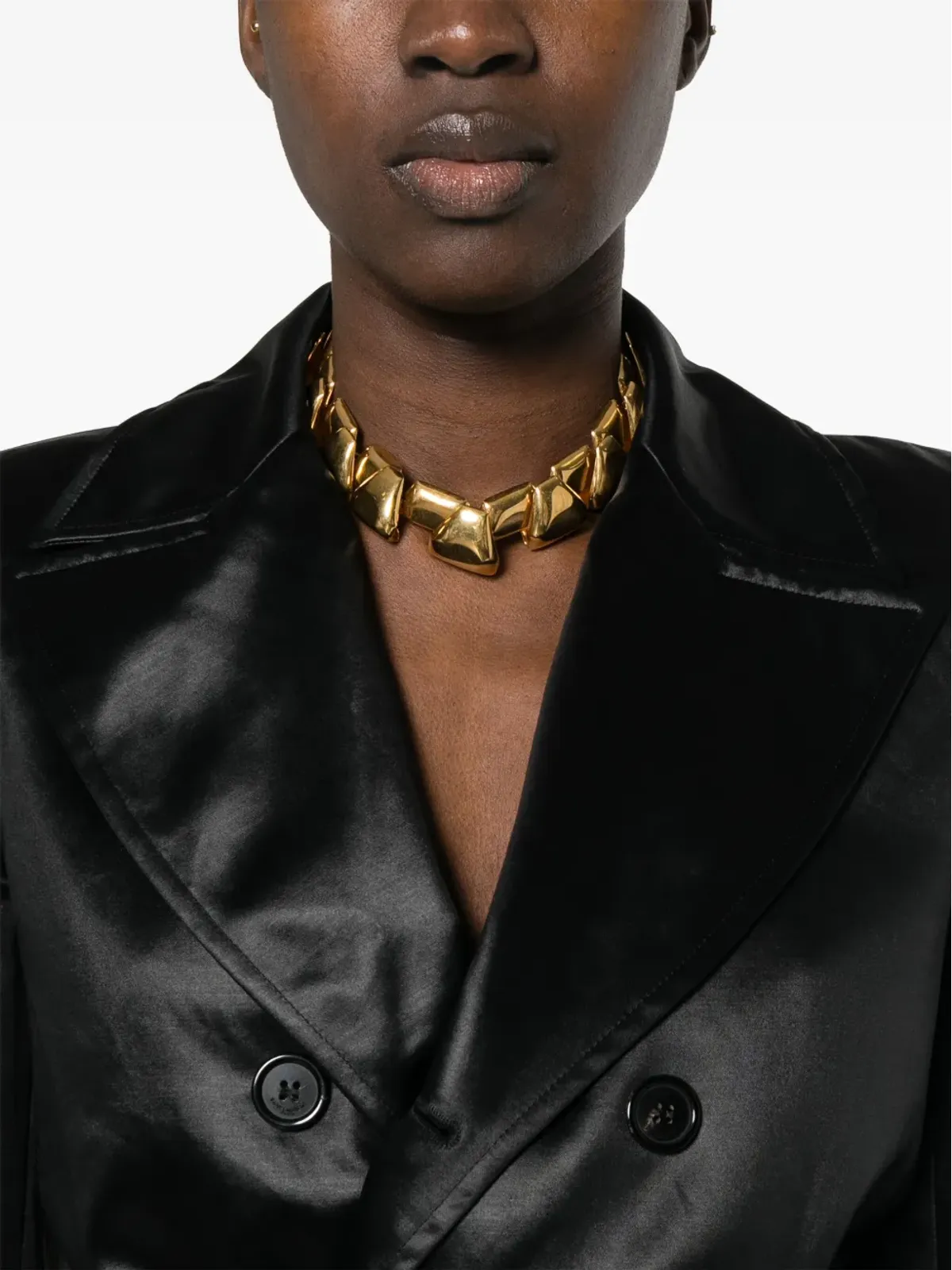 Saint Laurent Saharienne ダブルブレスト ブレザー - 画像5