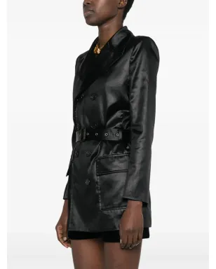Saint Laurent Saharienne ダブルブレスト ブレザー - サムネイル3