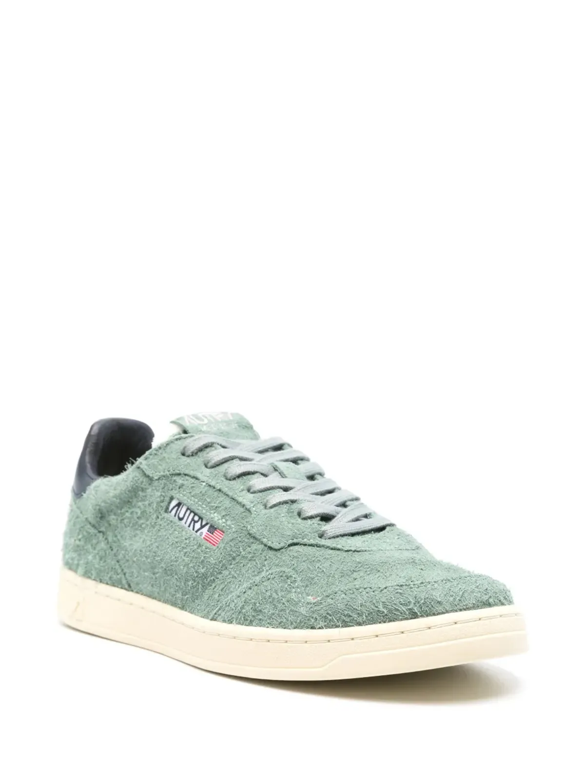 Autry Medalist Low suede sneakers - Green - 画像2
