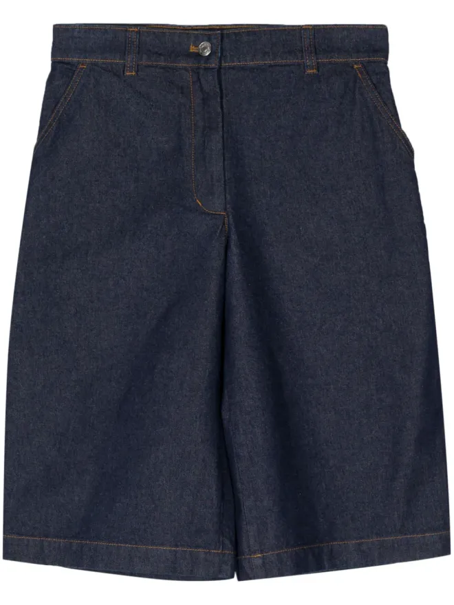 Maison Kitsuné Maison Kitsuné ロゴパッチ コットン スカートの商品画像